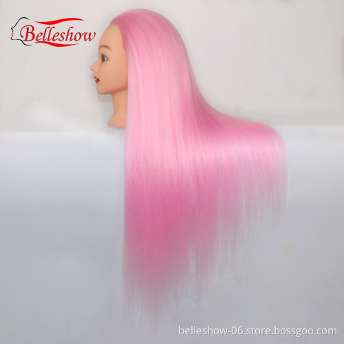 Hot sell wholesale cheap Yaki Straight Training Head Salon Hairdressing Training Doll Practice Real Mannequin Head With Clamp